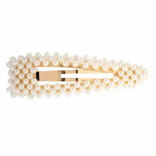 Load image into Gallery viewer, Pearl Hair Clip Snap Hair Barrette