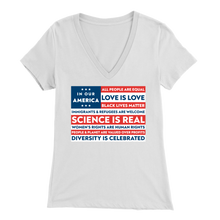 Load image into Gallery viewer, In Our America - Pride Women&#39;s V-Neck Shirt